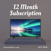 12 months iptv subscription