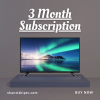 3 months IPTV Subscription